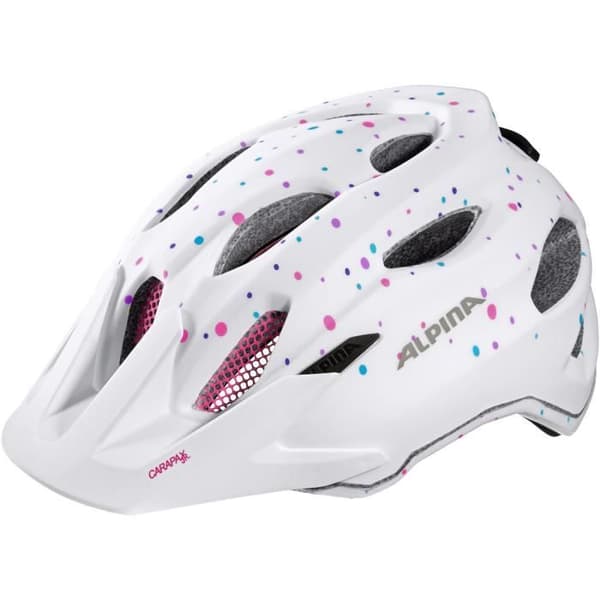 Alpina Carapax Jr. - Barnhjälm - vit/Multicolor