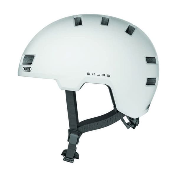 Cykelhjälm - ABUS - Skurb - Polär vit - Båda könen - 310g - ABS- och EPS-skal