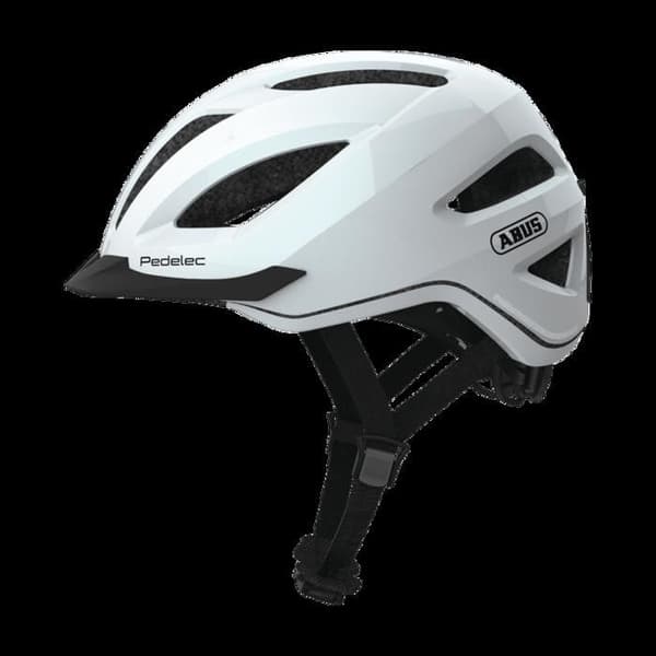 ABUS Pedelec 1.1 cykelhjälm - vit - vuxen - polykarbonat - för landsvägscykling