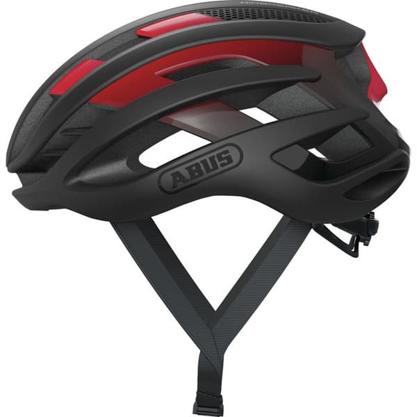 Cykelhjälm - Abus - Airbreaker - Svart - Unisex - Aerodynamisk och ventilerad