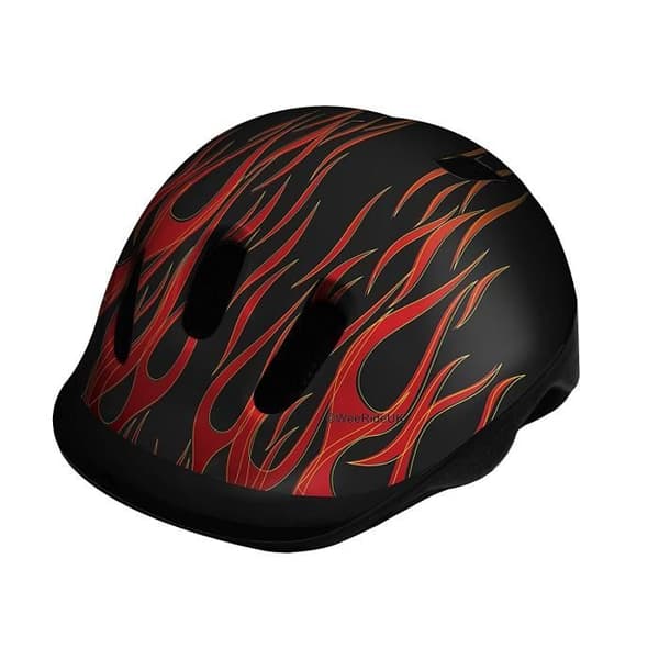 Cykelhjälm - WeeRide - Baby - Svart - 44 cm - Tvättbar stoppning