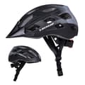 Miniatyrbild 1 av 6: Cykelhjälm - Dunlop - Storlek L - Svart - 6 LED-lampor - Justerbar 58-61 cm