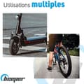 Miniatyrbillede 4 af 6: Tyverisikring til scootere og cykler - BEEPER - 60 cm kabel - 4-cifret kode - Blå