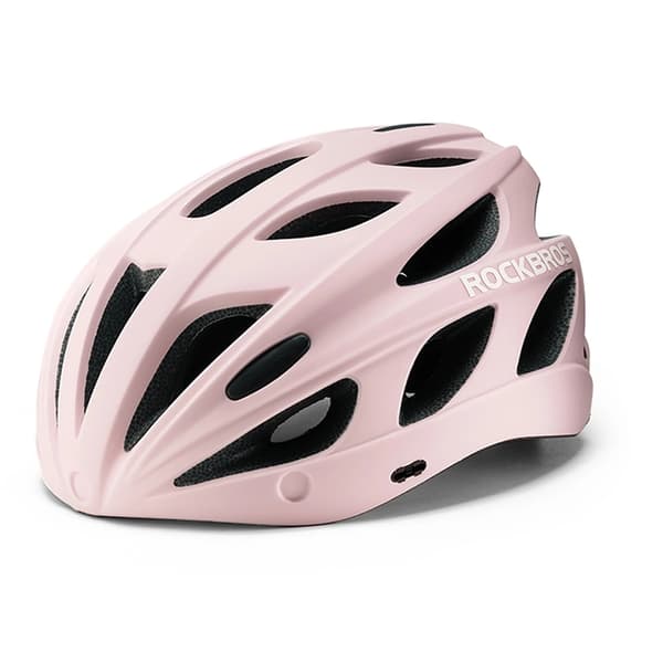 Rockbros Cykelhjälm Avtagbara UV-Skyddsglasögon - Rosa