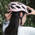 Miniatyrbild 10 av 11: Rockbros Cykelhjälm Avtagbara UV-Skyddsglasögon - Rosa