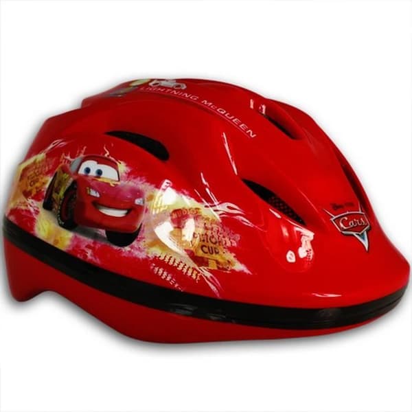 JUSTERBAR CYKELHJÄLM BARN CARS DISNEY NY F flash