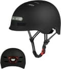 Miniatyrbillede 2 af 2: Cykelhjelm, USB-genopladeligt LED-lys, Elektrisk Scooter Sikkerhed, Scooterhjelm