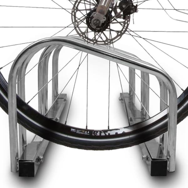 Solid metal 3-stations stander til cykler