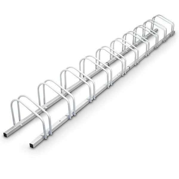 Pulverlackerat 10-sitsig cykelst�ll f�r cyklar