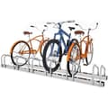 Miniatyrbild 3 av 4: YUENFONG Golvhängd och vägghängd cykelställ, Golvhängd cykelställ för 6 cyklar, Stål 160 x 32 x 26 cm