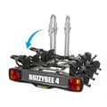 Miniatyrbild 3 av 4: Porte-cykel för dragkrok BUZZRACK - New Buzzy Bee 4 - 4 cyklar - Svart - Stål