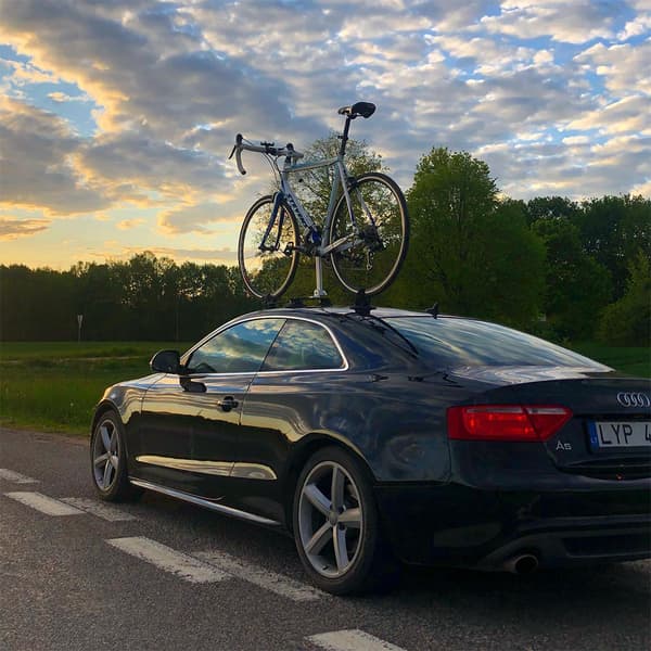 Rassine Lx-b8 Pyöräteline 1 Pyörälle Hopeinen 1 Bike