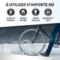 Miniatyrbild 4 av 6: Cykelställ - Ej specificerat - 120 cm - Silver - Aluminium - 4 cyklar