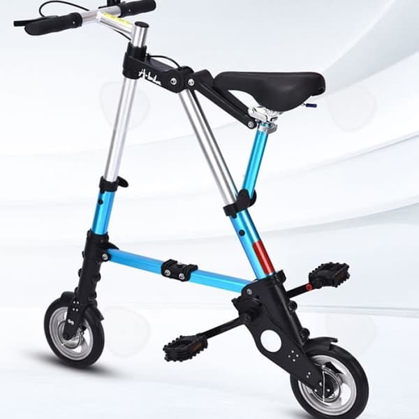 CONFO Folding Bike Abike 10 Inch Mini Folding Bike 8 Inch Super Small Bike