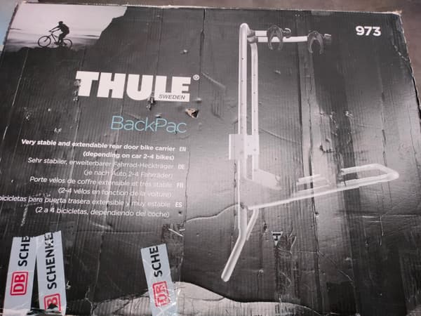 [OUTLET] - Thule BackPac 973, musta, hopea