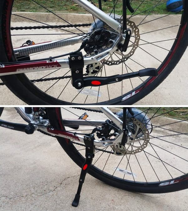 STØTTE JUSTERBAR SIDESTAND TIL CYKEL