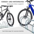 Miniatyrbild 6 av 9: Cykelställ, 110x33x27 cm, Silver