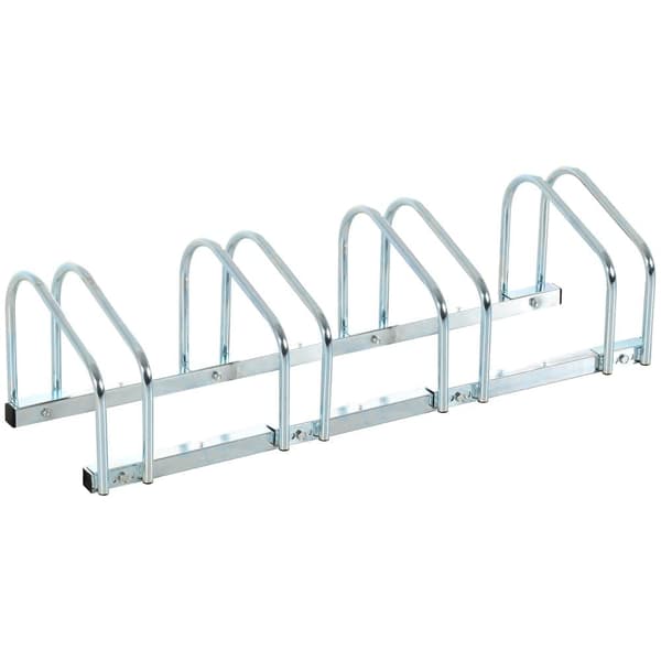Cykelställ, 110x33x27 cm, Silver