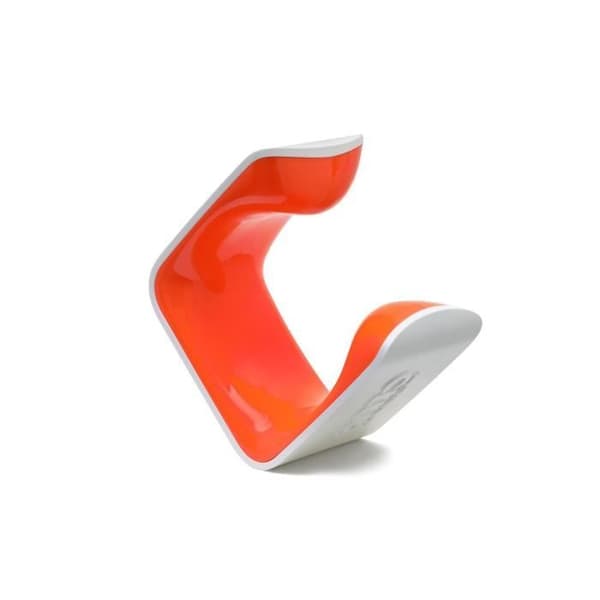 Cykelställ - Clug - Väggmodell - Orange och vit - 9,9 x 5,5 cm - 120 gram