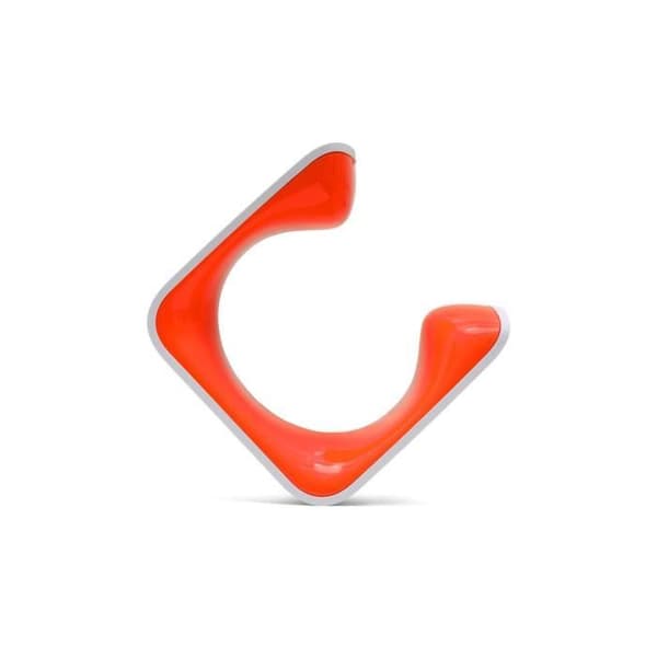 Cykelställ - Clug - Väggmodell - Orange och vit - 9,9 x 5,5 cm - 120 gram