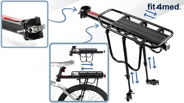 Cykelstativ bagpå 16""-26"" 25 kg