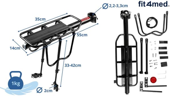 Cykelstativ bagpå 16""-26"" 25 kg