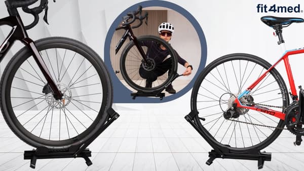 CYKELSTAND TIL CYKELHJULHOLDER JUSTERBAR GULV 24-29"