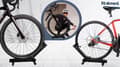 Miniatyrbillede 8 af 11: CYKELSTAND TIL CYKELHJULHOLDER JUSTERBAR GULV 24-29"
