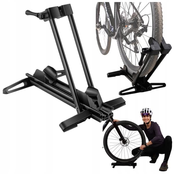 CYKELSTAND TIL CYKELHJULHOLDER JUSTERBAR GULV 24-29"