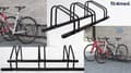 Miniatyrbillede 6 af 8: 3-CYKELSTANDATORER STÅL DOBBELTSIDIGT MASSIVT STABILT