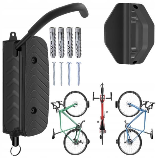CYKELHÄNGARE VÄGG CYKELKROK SOLID JUSTERBAR 20 KG
