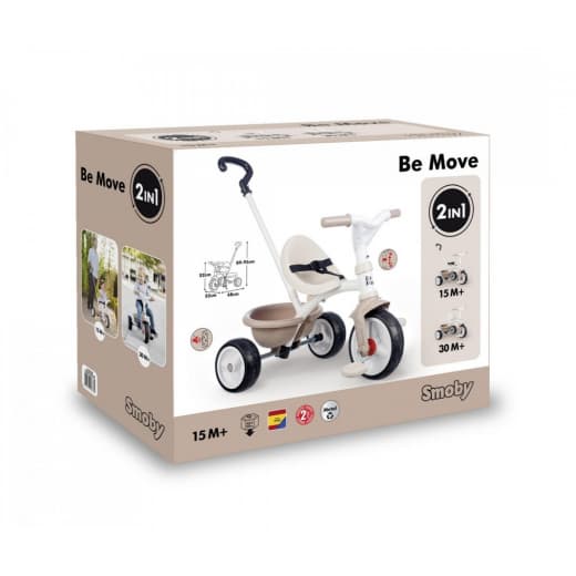 Smoby Be Move - Trehjulet cykel, Beige