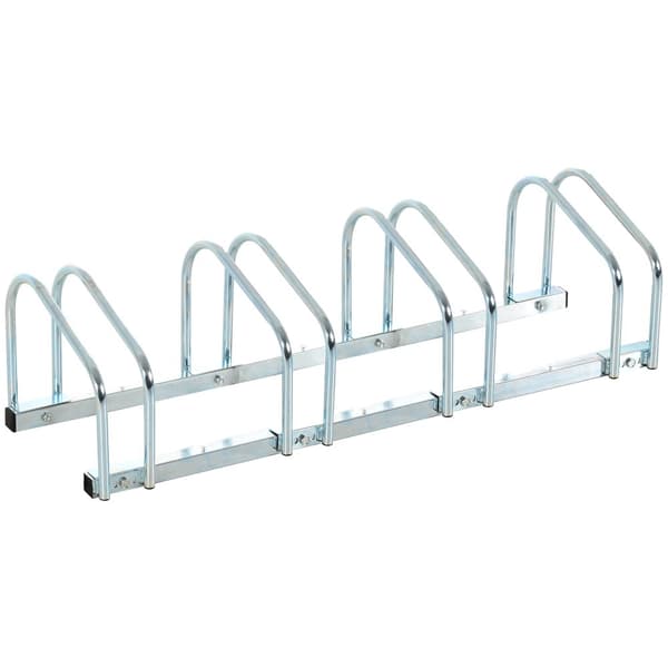 Cykelställ, 110x33x27 cm, Silver