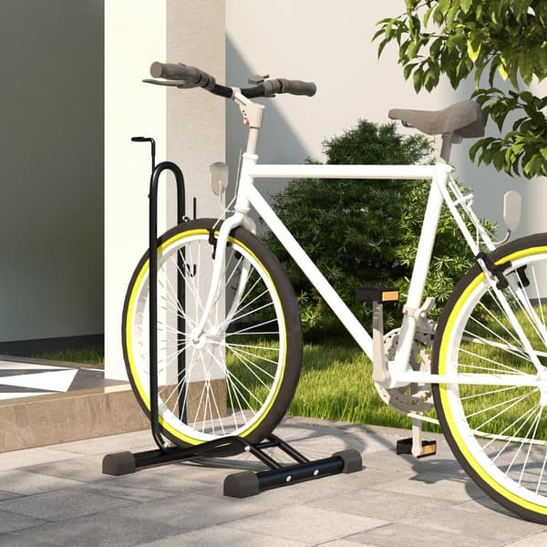 Cykelstativ, 45x44x118 cm, Sort