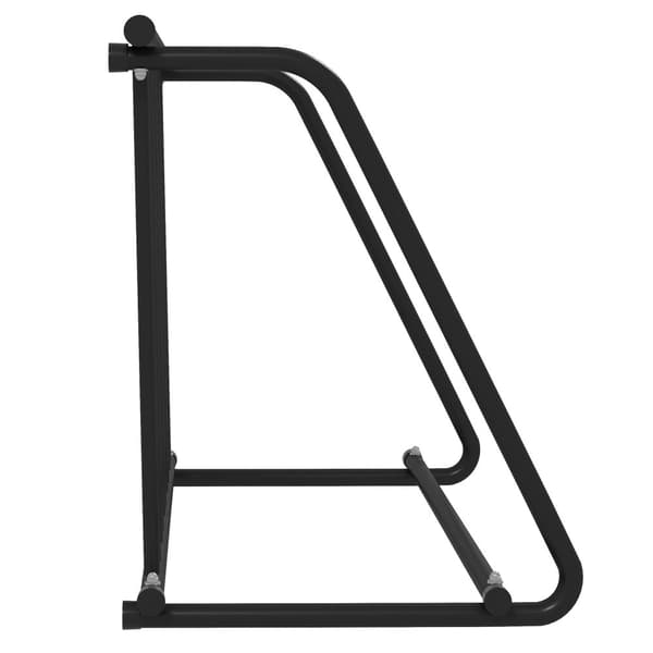 Cykelstativ, 114x58x75 cm, Sort