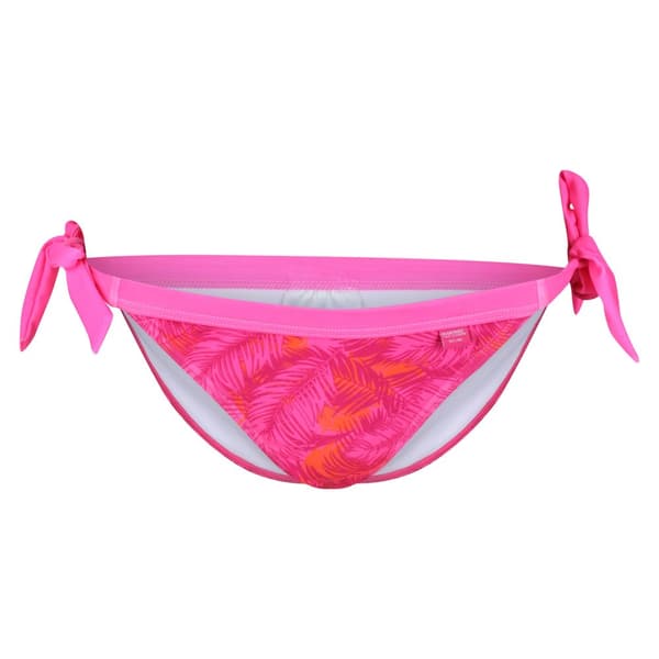 Regatta Kvinnor/Damer Flavia Palm Leaf Bikini Bottoms Fusion Pink 12 UK