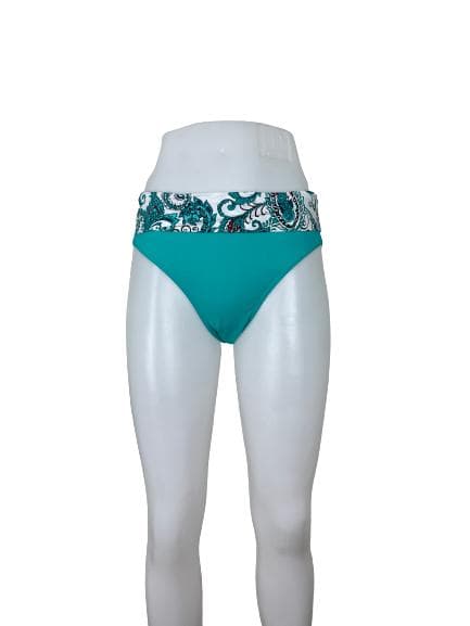 Sloggi Swim Ocean Waves Bikini Trosa Tai med Vikbar kant Grön 36