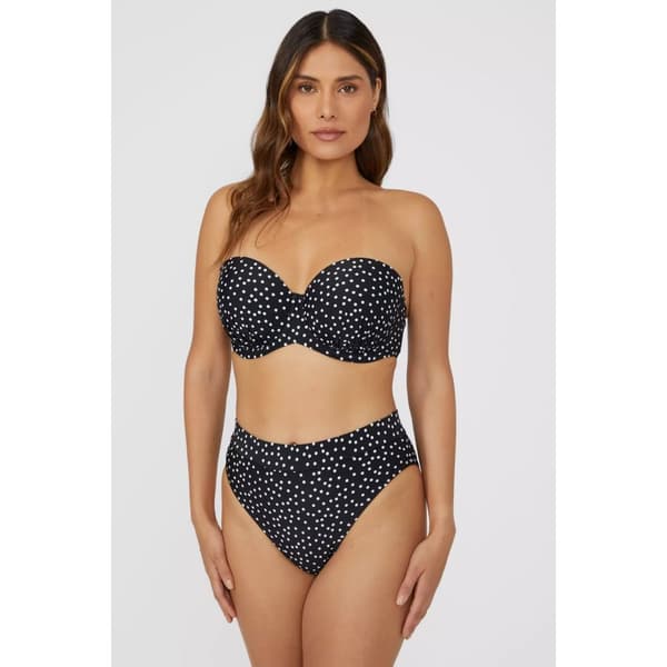 Gorgeous Bikinitrosor med midjeresår och prickigt mönster för damer/damer
