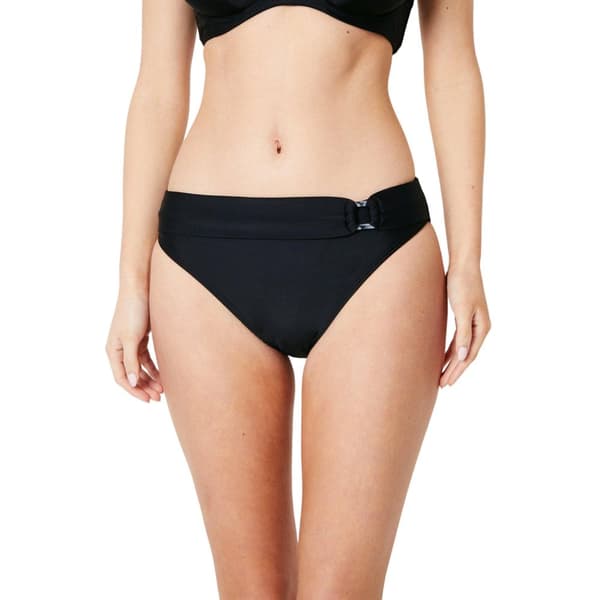 Gorgeous Kvinnor/Damer Bikinibotten med ringdetaljer Black 8 UK
