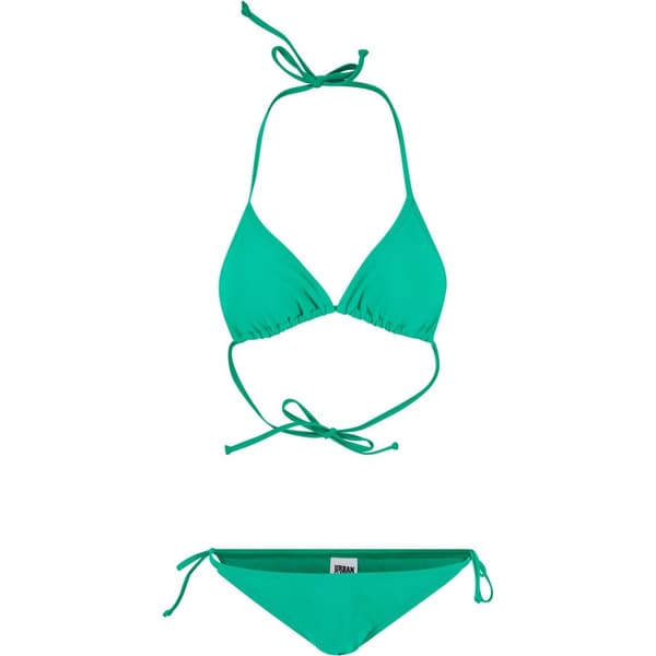 Urban Classics Womens/Ladies Triangle Recycled Bikini Fern Green S