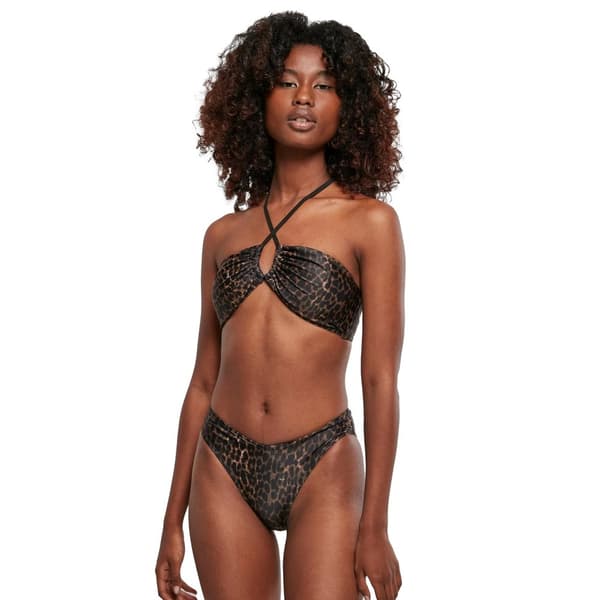 Urban Classics Womens/Ladies Hot Leopard Print Bikini Set