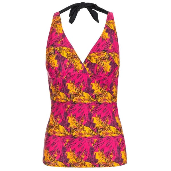 Trespass Dame/Ladies Bloomer Tankini Top Pink Lady Print M