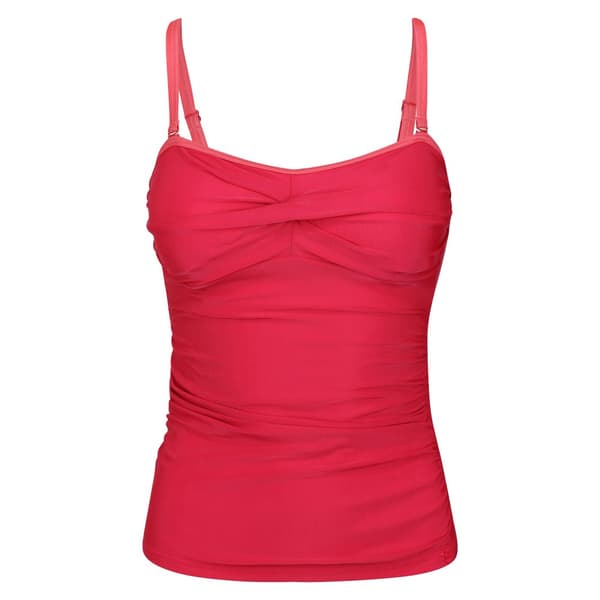 Regatta Womens/Ladies Aceana Tankini II Top Bright Blush/Peach Bloom 8 UK