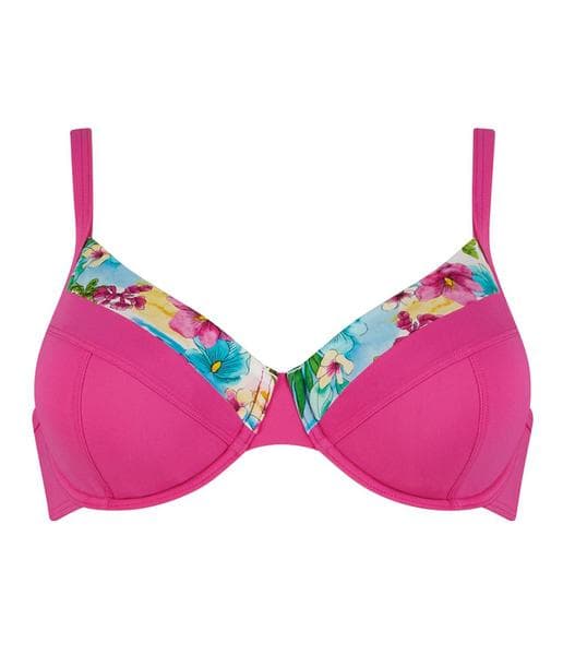 Sloggi Swim Pink Summer BH Bikinitopp Storlek 70 B = 36B
