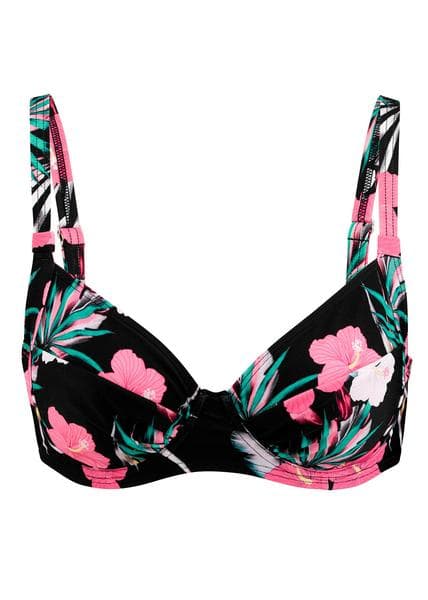 Abecita Palm Beach bikiniöverdel med bygel Svart F36