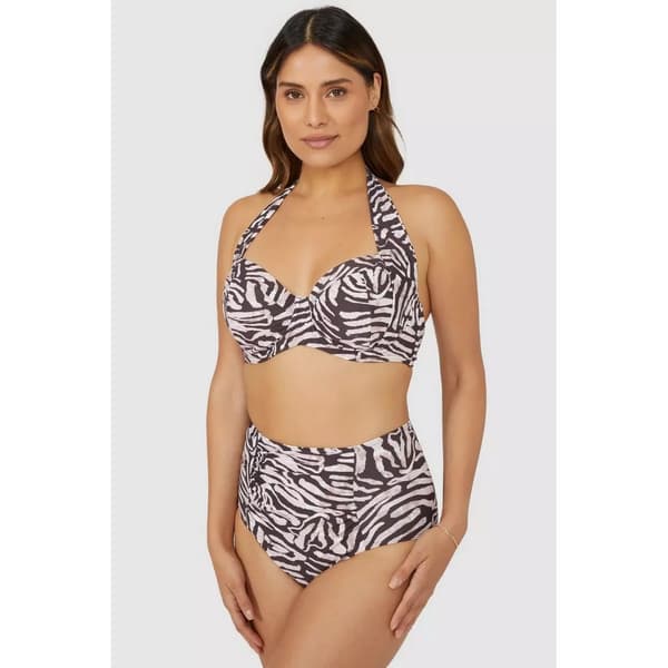 Gorgeous Bikinitop med dyreprint uden vattering til kvinder/damer
