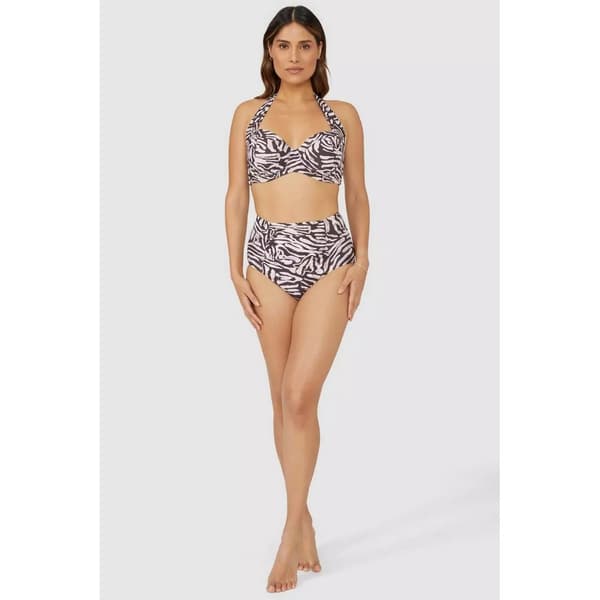Gorgeous Bikinitop med dyreprint uden vattering til kvinder/damer