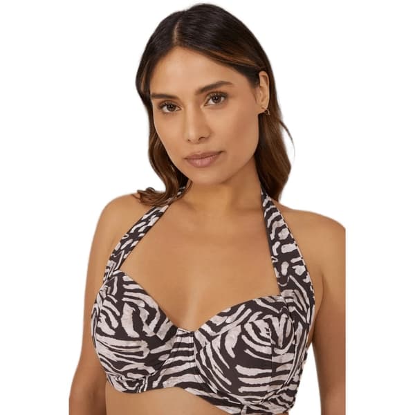 Gorgeous Bikinitop med dyreprint uden vattering til kvinder/damer