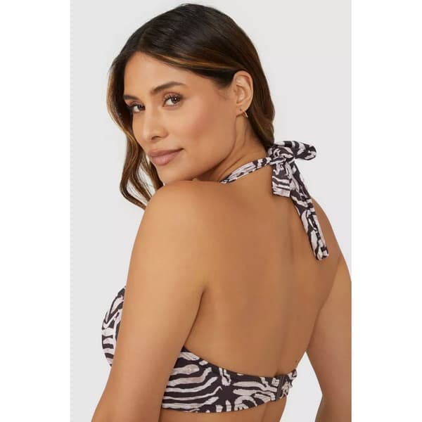 Gorgeous Bikinitop med dyreprint uden vattering til kvinder/damer