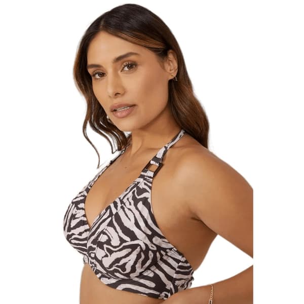 Gorgeous Bikinitop med dyreprint uden vattering til kvinder/damer